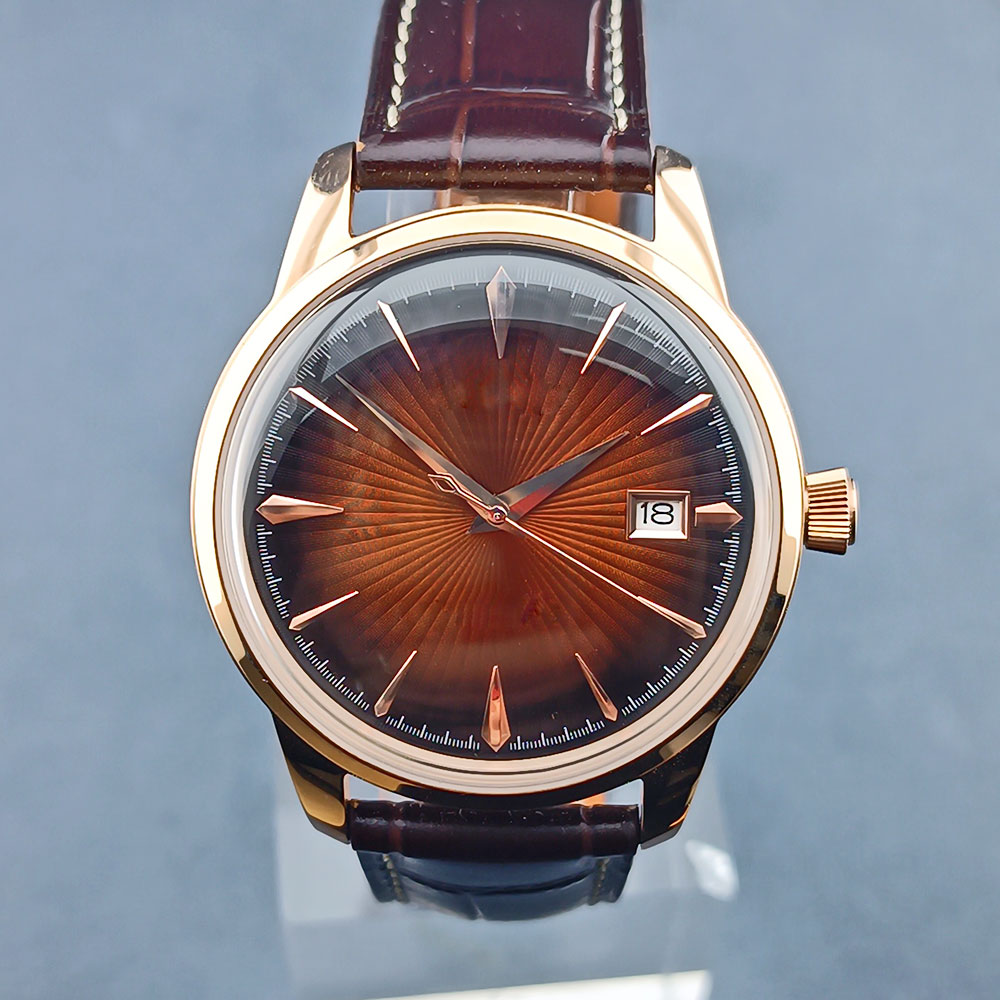 Seiko Watch Presage - Jam tangan Presage rose gold dengan