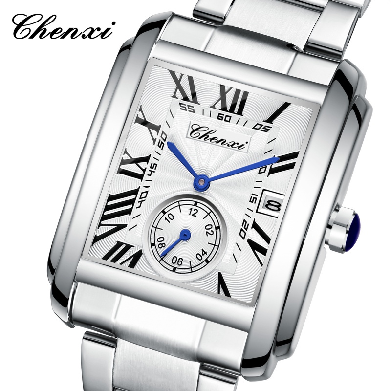 Cartier Watch Santos - CHENXI 8216 Jam Tangan Kuarsa Jam