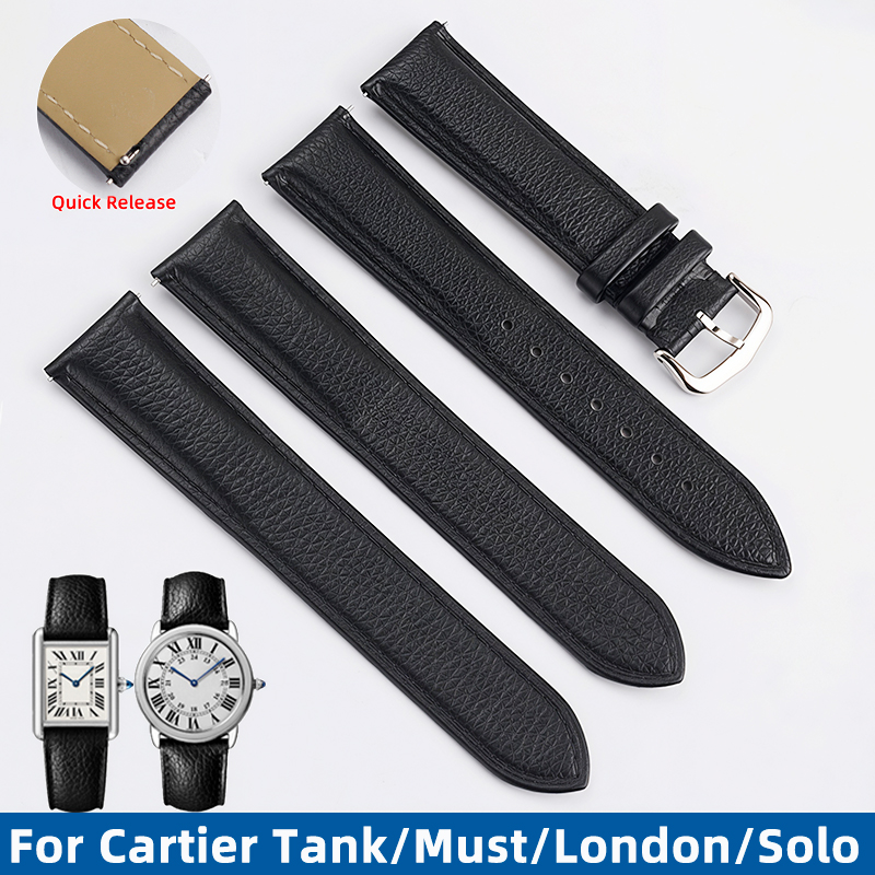 Cartier Watch Santos - 16/17/19/20/22/23Mm Tali Jam Tangan Lepas Cepat