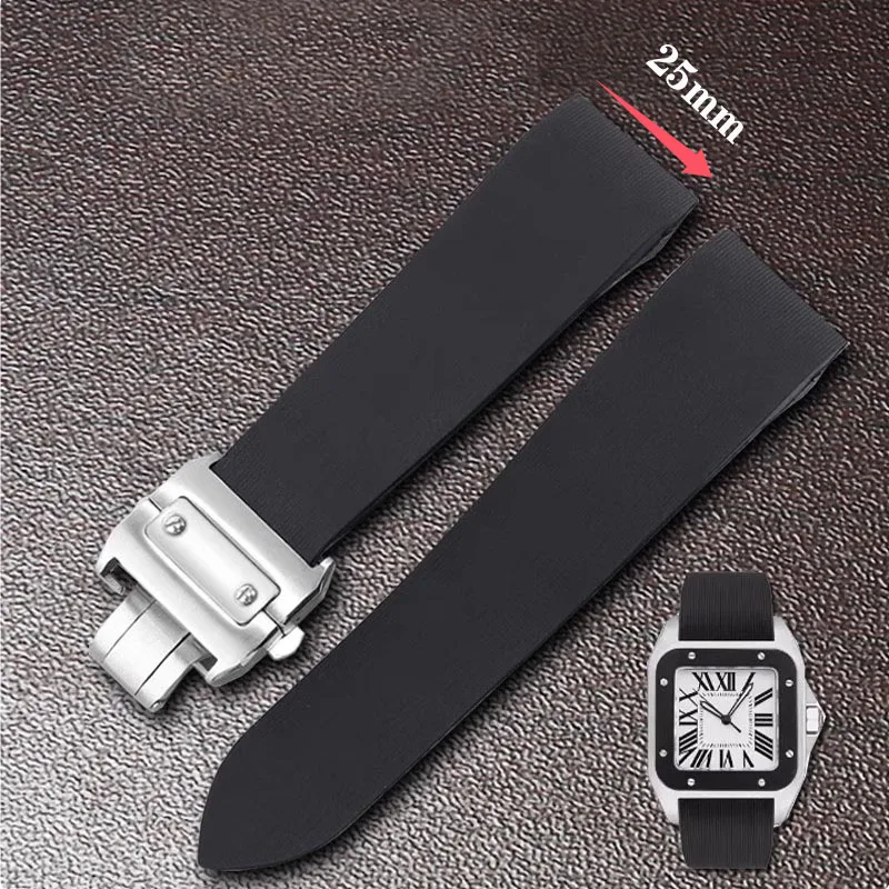 Cartier Watch Santos - Tali jam tangan untuk Cartier Eka