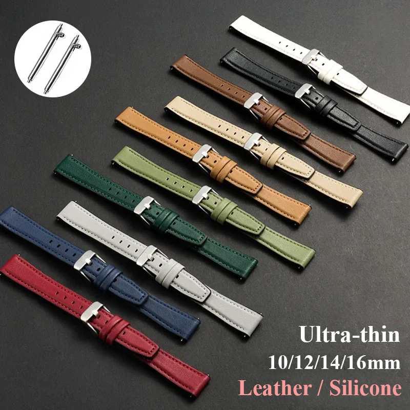 Suede Strap Watch - Tali jam tangan silikon tali jam