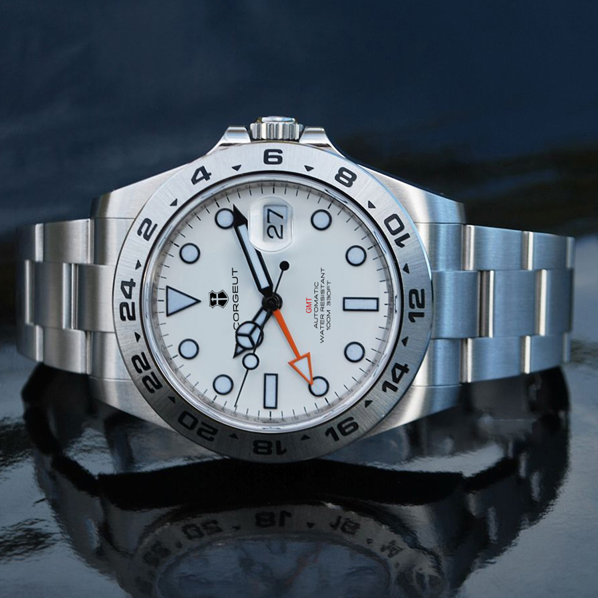 Jam Tangan GMT Mekanis Otomati - Stainless Bracelet Diver ulasan dan harga