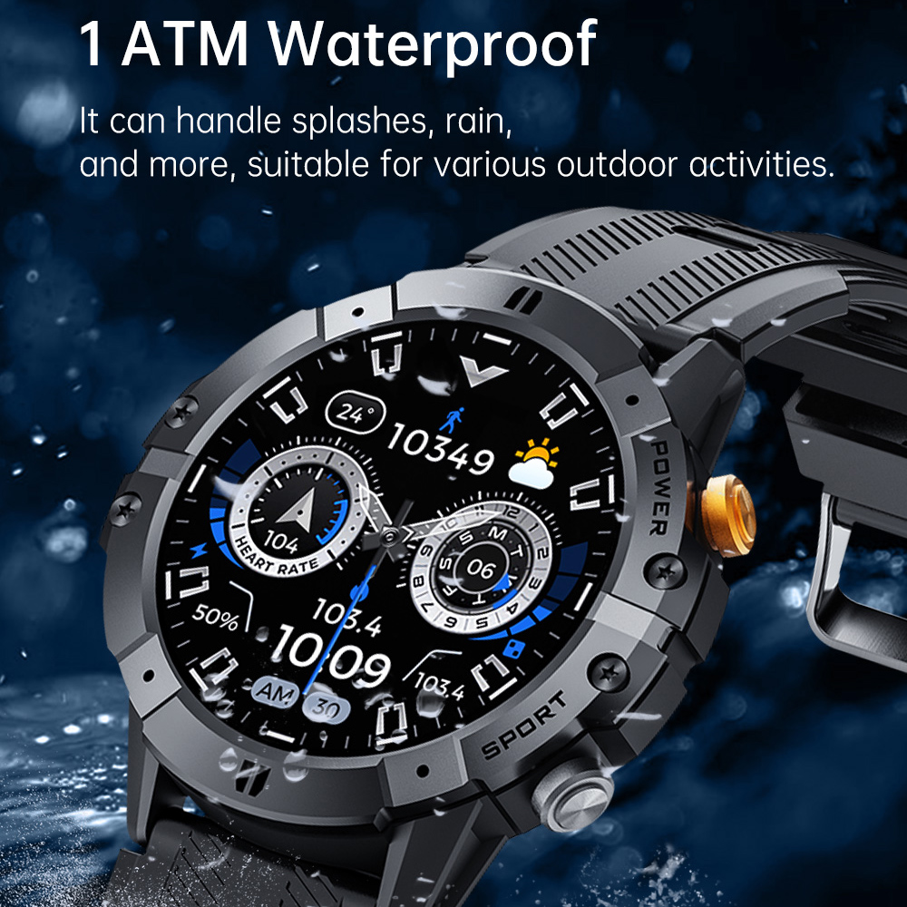 Jam Tangan Pintar Militer Luar - Rubber Strap Diver ulasan dan harga