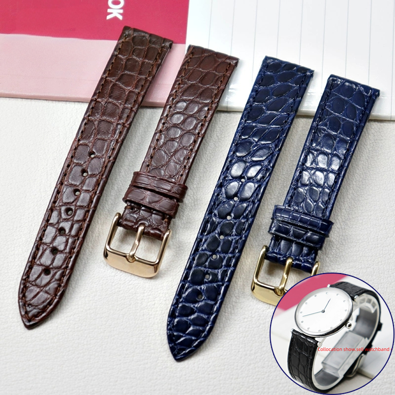 Tali Kulit Asli Buaya Tipis un - Cartier Watch Santos ulasan dan harga