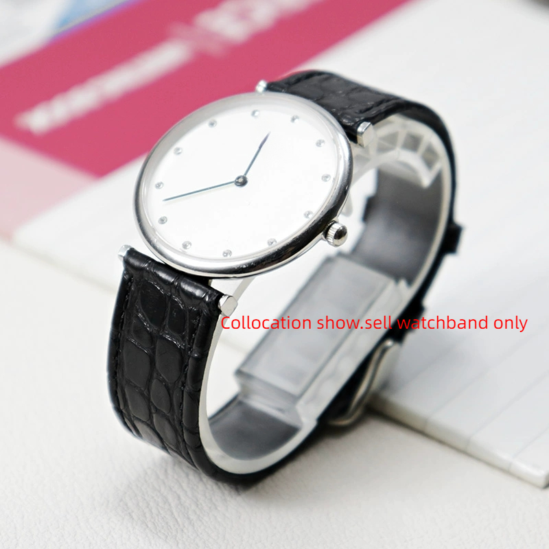 Tali Kulit Asli Buaya Tipis un - Cartier Watch Santos ulasan dan harga
